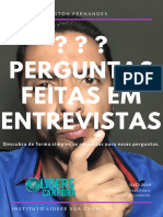 E-Book Perguntas Feitas em Entrevistas