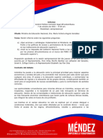 Informe Debate Control Politico Comisió Legal Afro 7 de Octubre de 2021