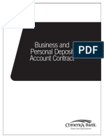 Comerica Manual For Deposit - Account - Contract