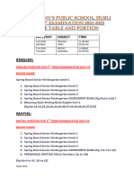 Ukg 1st Term Examination