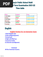 3rd STD 1st Term Portion