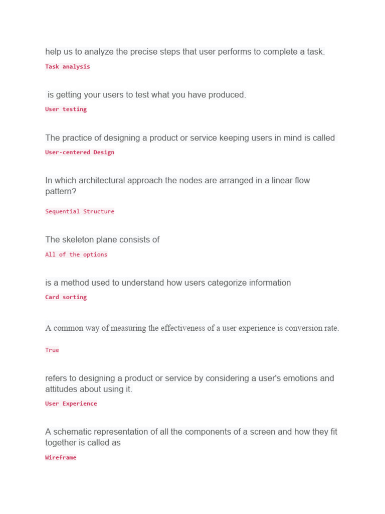 Elements of User Experience | PDF | Experience | Cognitive Science