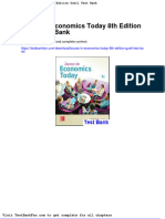 Dwnload full Issues in Economics Today 8th Edition Guell Test Bank pdf