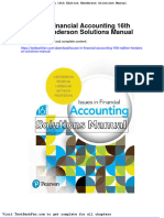 Dwnload Full Issues in Financial Accounting 16th Edition Henderson Solutions Manual PDF