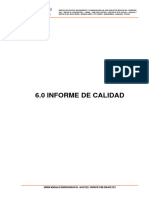 6.0 Informe de Calidad