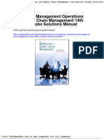 Dwnload Full Operations Management Operations and Supply Chain Management 14th Edition Jacobs Solutions Manual PDF
