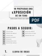 Como Preparar Una Exposición