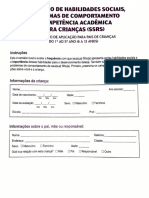 SSRS Aplicação Pais Inventário de Habilidades Sociais