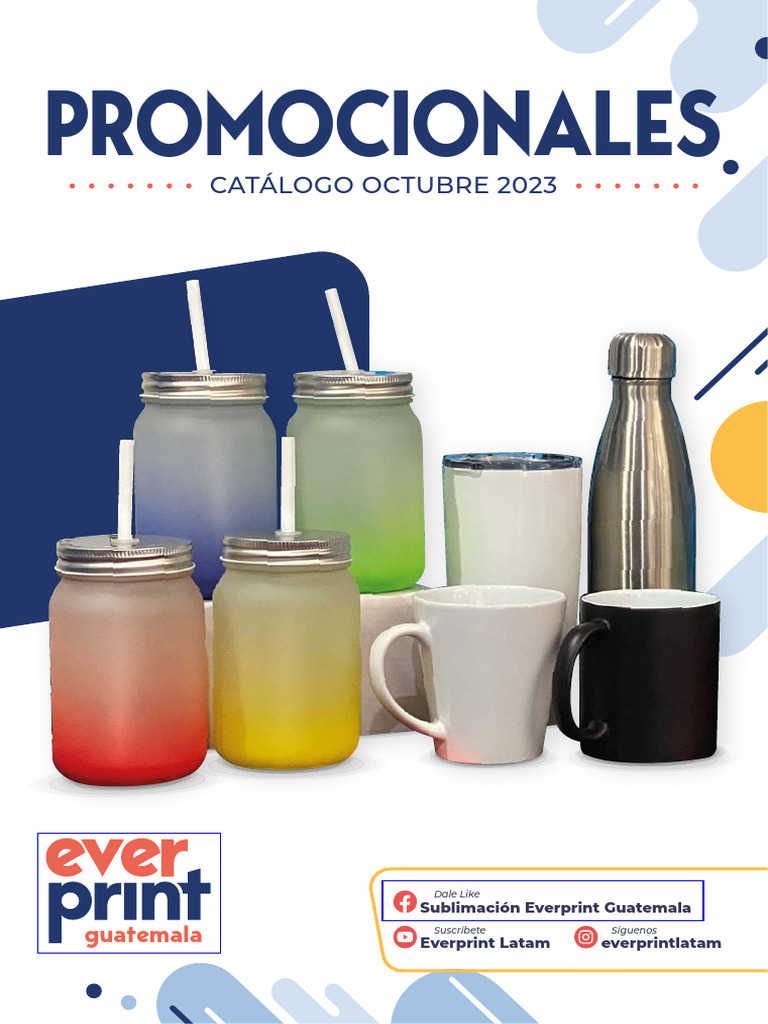 Catálogo Sublimación Everprint 2023 | PDF | Materiales | Sector ...