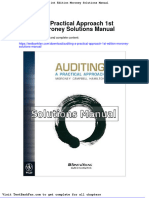 Dwnload Full Auditing A Practical Approach 1st Edition Moroney Solutions Manual PDF