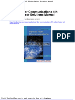 Dwnload Full Optical Fiber Communications 4th Edition Keiser Solutions Manual PDF