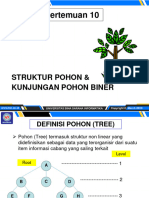 Pertemuan 10: Struktur Pohon & Kunjungan Pohon Biner