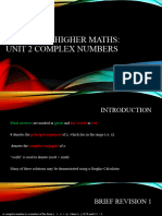 Advanced Higher Maths Unit 2 Complex Numbers