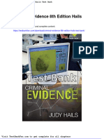 Dwnload Full Criminal Evidence 8th Edition Hails Test Bank PDF