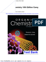 Dwnload Full Organic Chemistry 10th Edition Carey Test Bank PDF