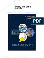 Dwnload Full Organic Chemistry 12th Edition Solomons Test Bank PDF