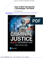 Dwnload Full Criminal Justice A Brief Introduction 12th Edition Schmalleger Test Bank PDF