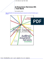 Dwnload Full Auditing and Assurance Services 6th Edition Gay Test Bank PDF