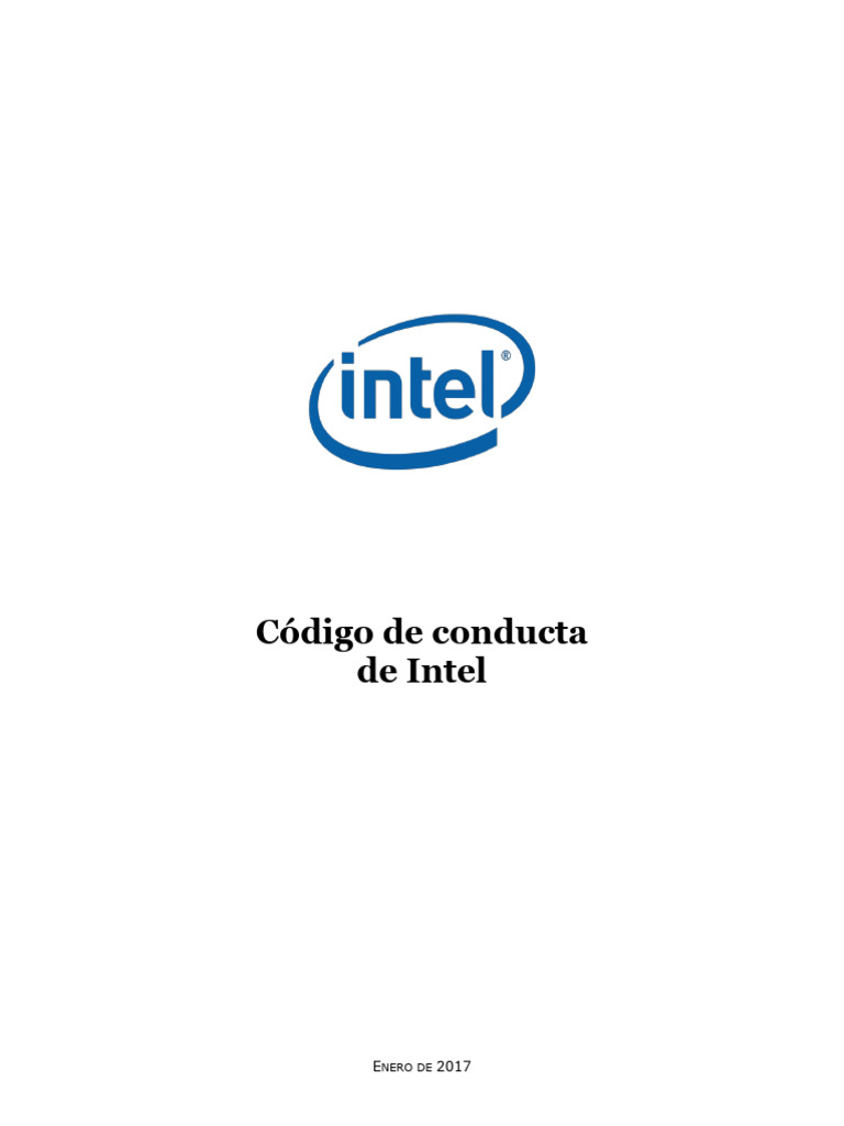 2017 Intel Code of Conduct Spanish | PDF | Business | Ley de Competencia