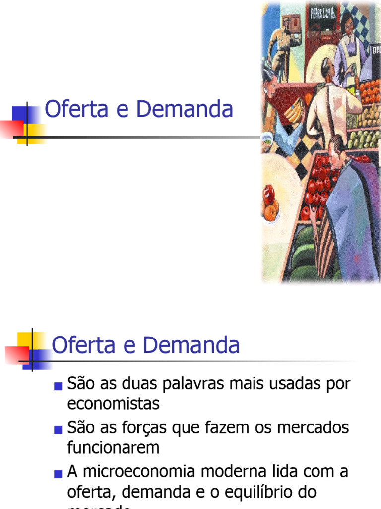 AULA 1 - Demanda, Oferta e Equilíbrio de Mercado | PDF | Demanda ...