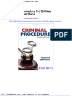 Dwnload Full Criminal Procedure 3rd Edition Lippman Test Bank PDF