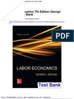 Dwnload Full Labor Economics 7th Edition George Borjas Test Bank PDF