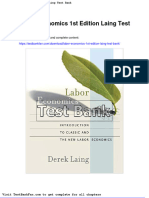 Dwnload Full Labor Economics 1st Edition Laing Test Bank PDF