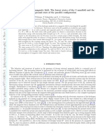 Hydrogen molecule in a magnetic field: The lowest states of the Π manifold and the global ground state of the parallel configuration