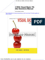 Dwnload Full Starting Out With Visual Basic 7th Edition Gaddis Solutions Manual PDF