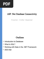 ASP .Net Database Connectivity Presentation