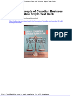 Dwnload Full Critical Concepts of Canadian Business Law 6th Edition Smyth Test Bank PDF