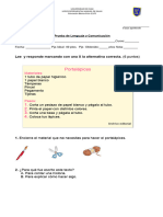 Prueba Unidad 5