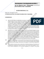 Listado Oficial de Plagas 2023 Diario Oficial 11-09