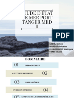 Étude D'état de Mer Port Tanger Med II