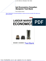 Dwnload Full Labour Market Economics Canadian 8th Edition Benjamin Test Bank PDF