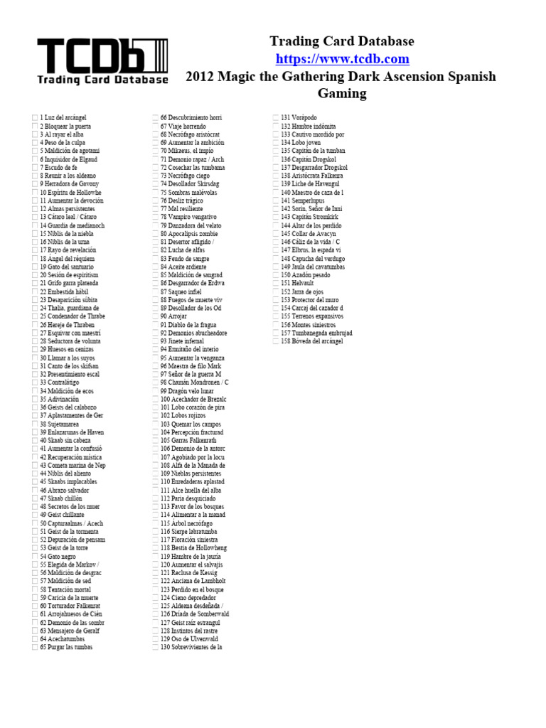 Checklist pdf