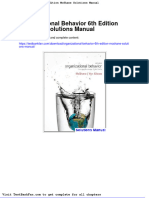 Dwnload Full Organizational Behavior 6th Edition Mcshane Solutions Manual PDF