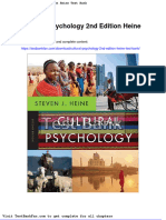 Dwnload Full Cultural Psychology 2nd Edition Heine Test Bank PDF