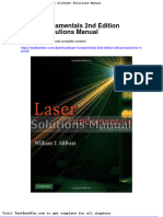 Dwnload Full Laser Fundamentals 2nd Edition Silfvast Solutions Manual PDF
