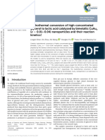 Hydrothermal Conversion of High-Concentrated