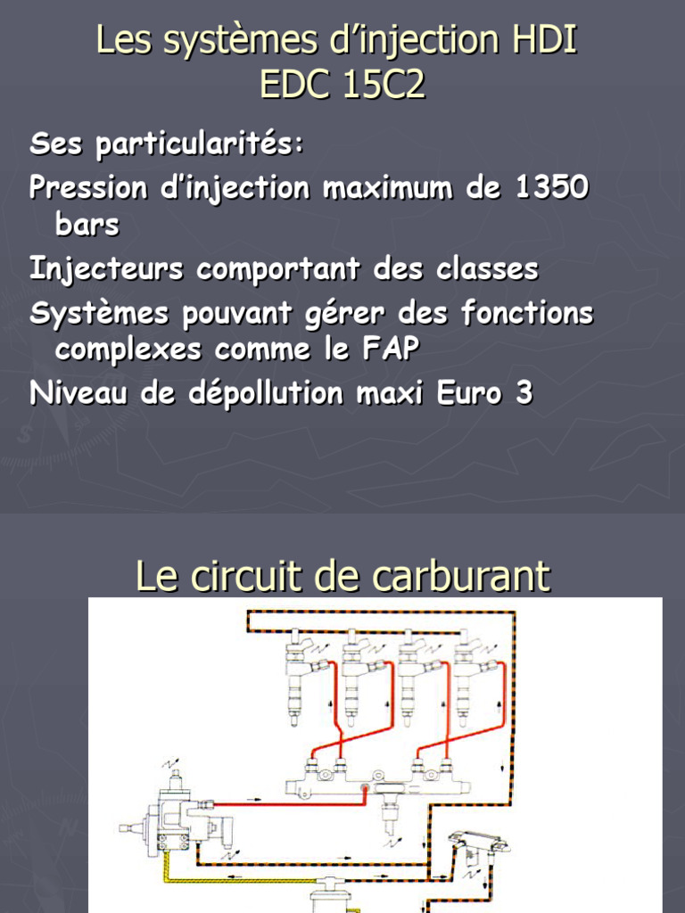 Systèmes d'injection HDI et circuits associés | PDF | Injection (moteur ...