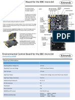 5697 Kitronik Environmental Board For BBC Micro Bit Datasheet