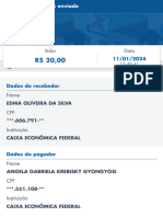 Valor Data: Edma Oliveira Da Silva .606.791 - Caixa Econômica Federal