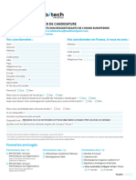 WB Dossier Candidature Et Inscription Etudiants Hors EU