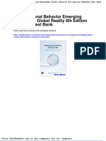 Dwnload Full Organizational Behavior Emerging Knowledge Global Reality 8th Edition Mcshane Test Bank PDF