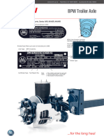 TRT BPW Trailer Axle