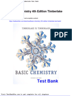 Dwnload Full Basic Chemistry 4th Edition Timberlake Test Bank PDF