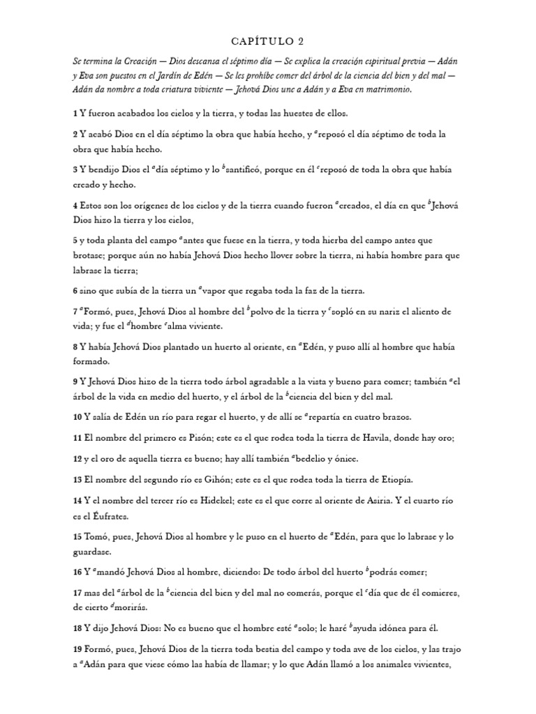 Genesis 2 Explanation