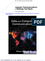 Dwnload Full Data and Computer Communications 10th Edition Stallings Test Bank PDF