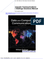 Dwnload Full Data and Computer Communications 10th Edition Stallings Solutions Manual PDF